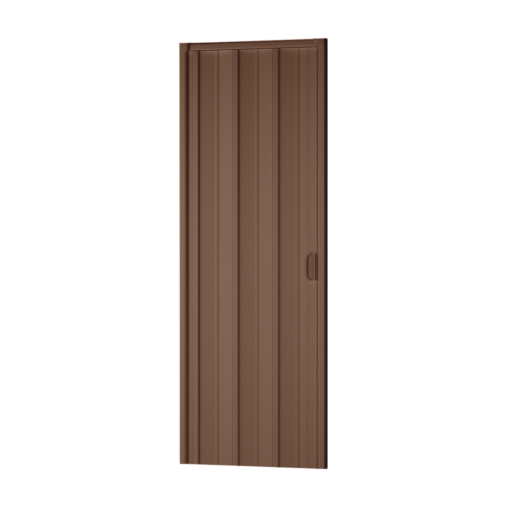 Porta a soffietto con maniglia 100x214h cm ferliving - noce.