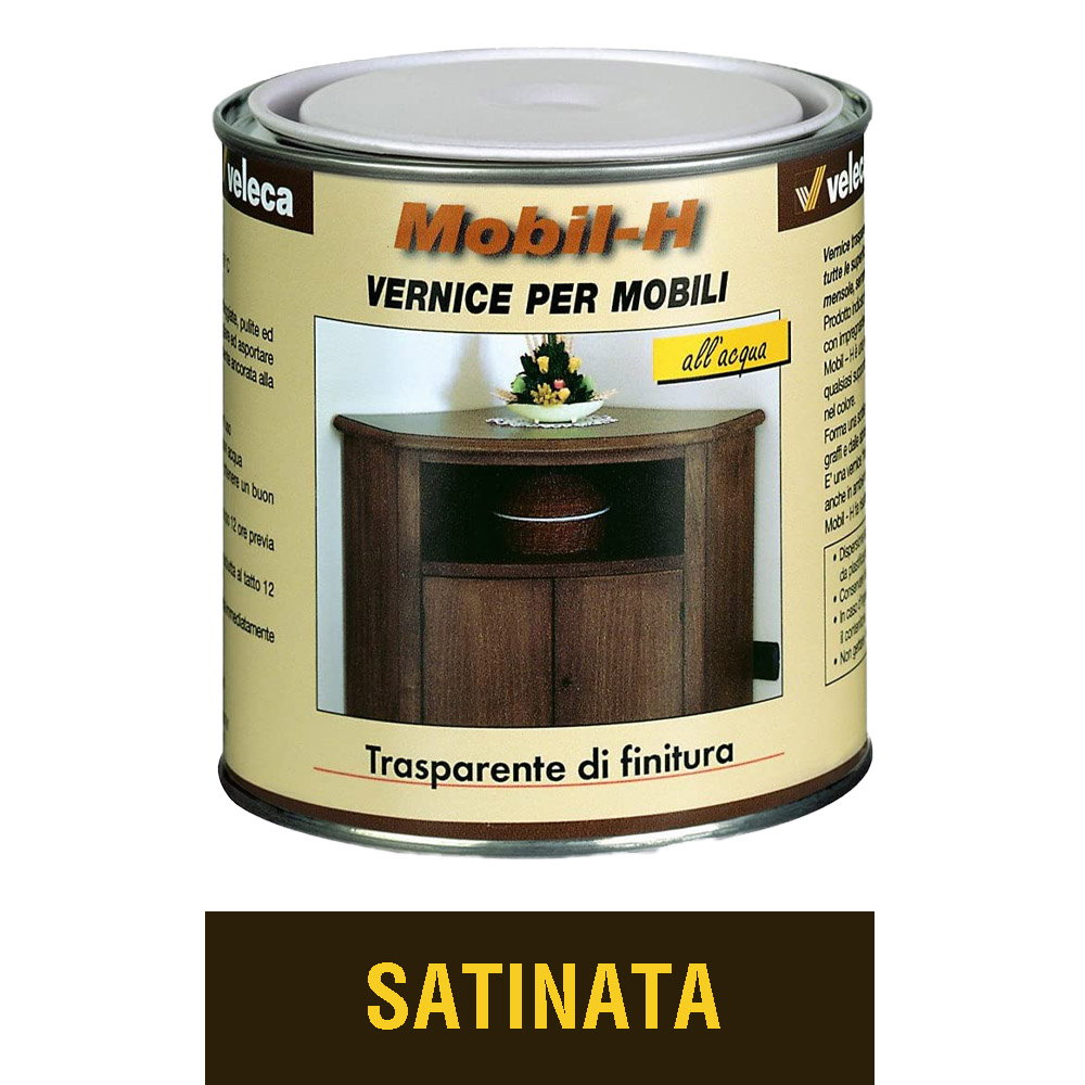 Vernice All'Acqua Mobil-H Satinata VELECA 250 ml