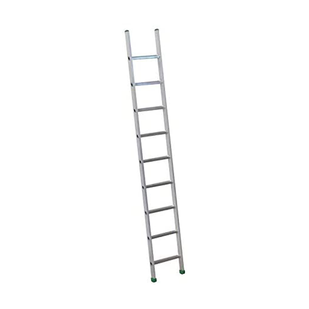 Scala da Appoggio Professionale 9 Gradini FERWORK - Altezza 3 mt