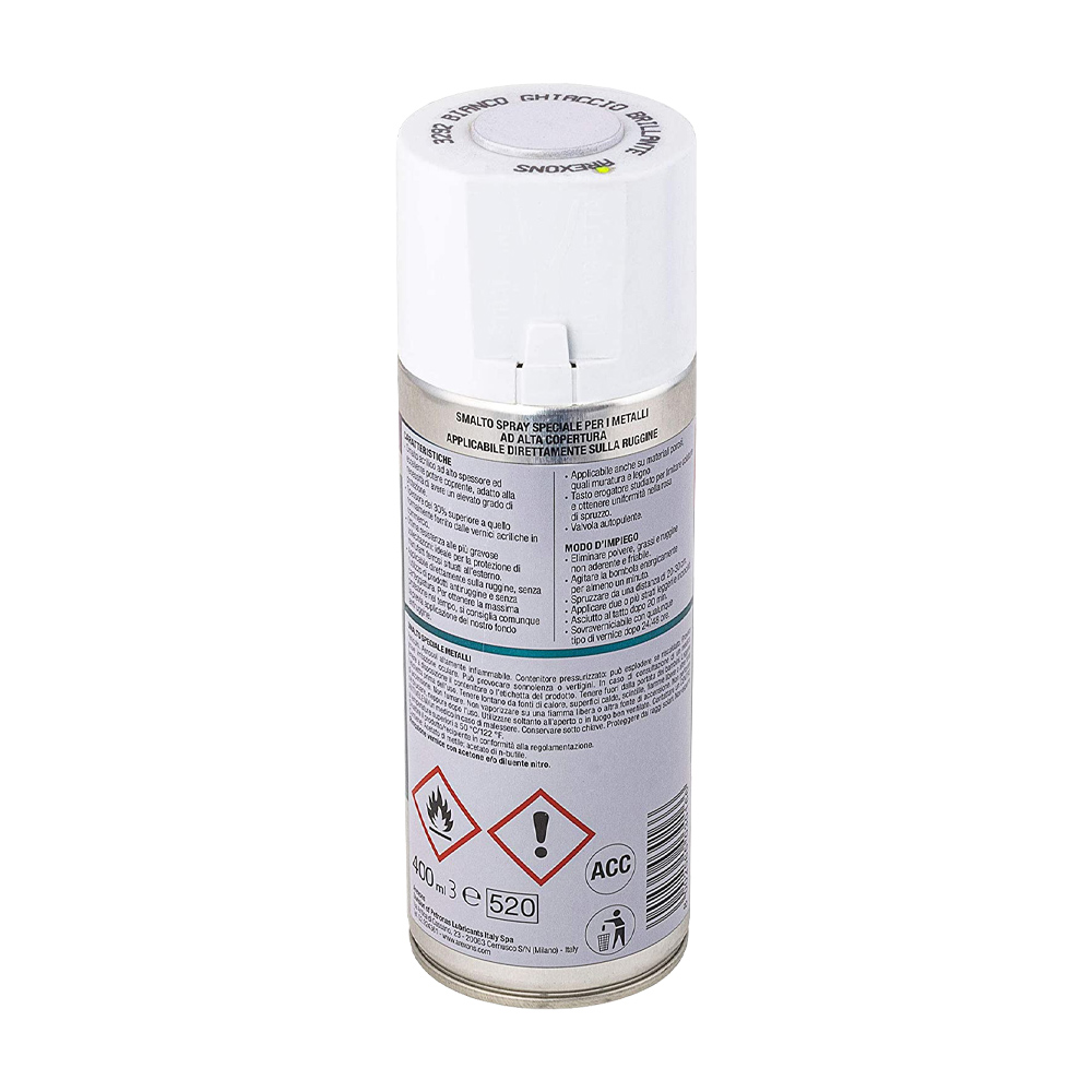Smalto Speciale per Metalli 400 ml AREXONS - Bianco Grigio RAL9002