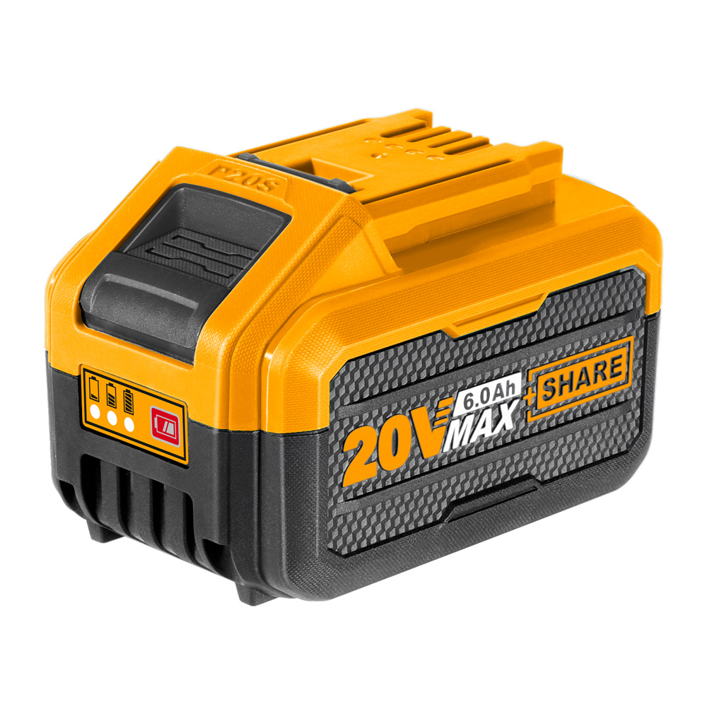 Batteria al Litio Ricaricabile 6.0 Ah 20V INGCO - per Elettroutensili P20S