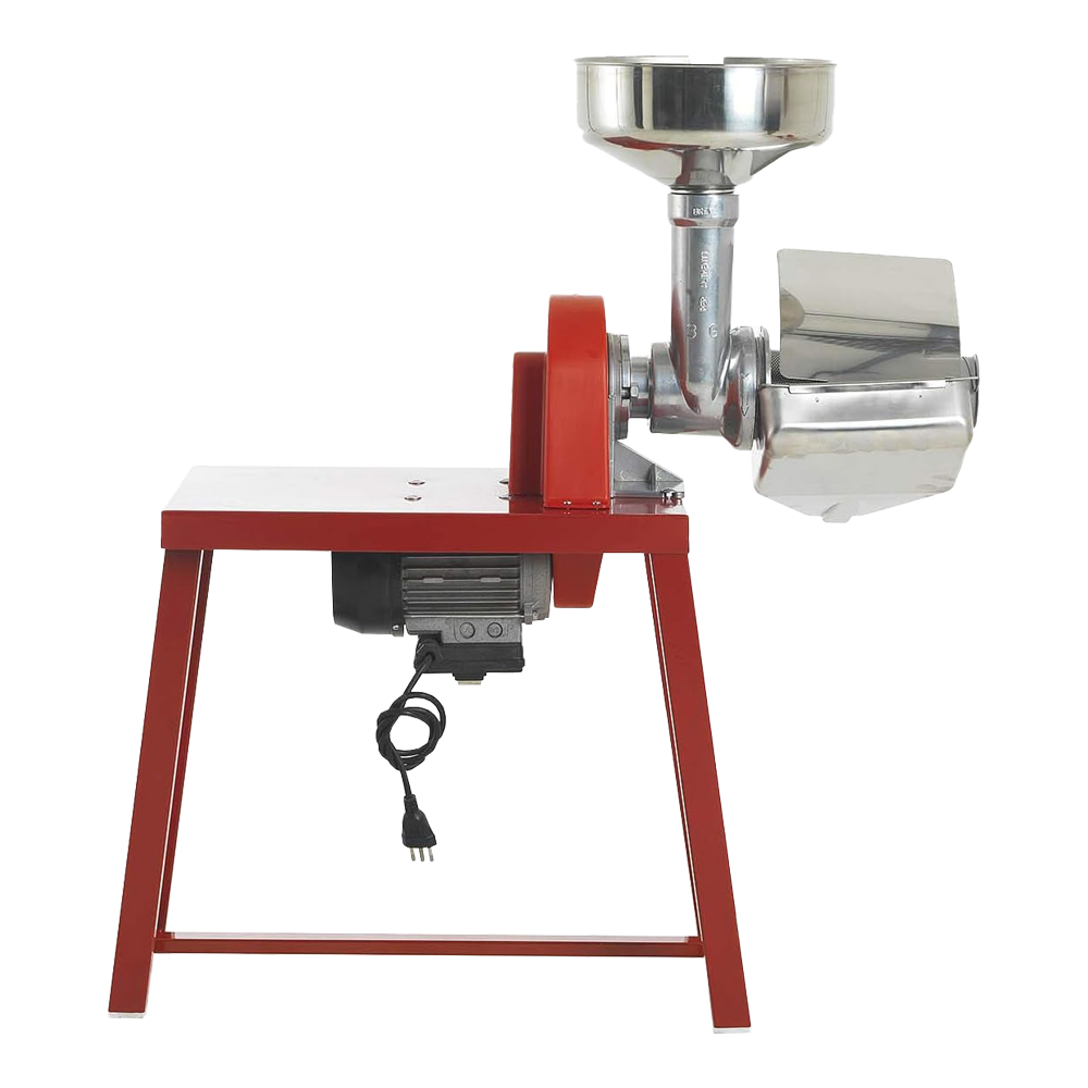 Passapomodori con Banchetto in Acciaio 0,45 hp PALUMBO - Produzione 370 Kg