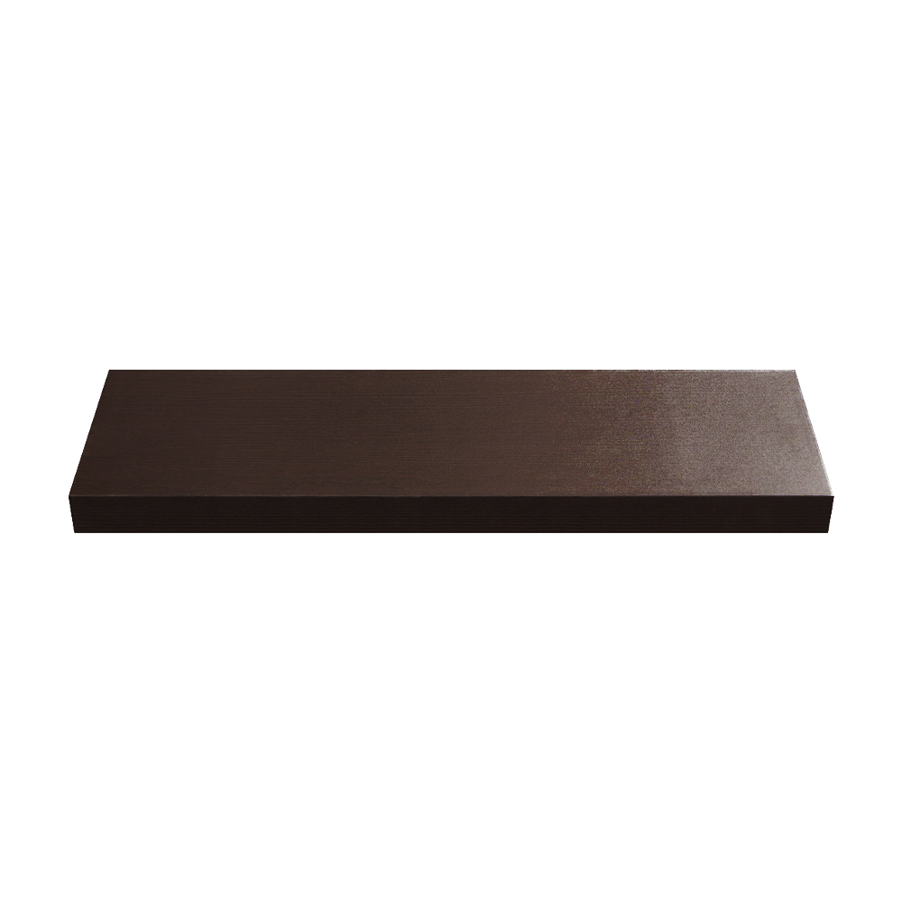 Mensola Squadrata in Legno FERLIVING - Noce 80x40x1,8 cm