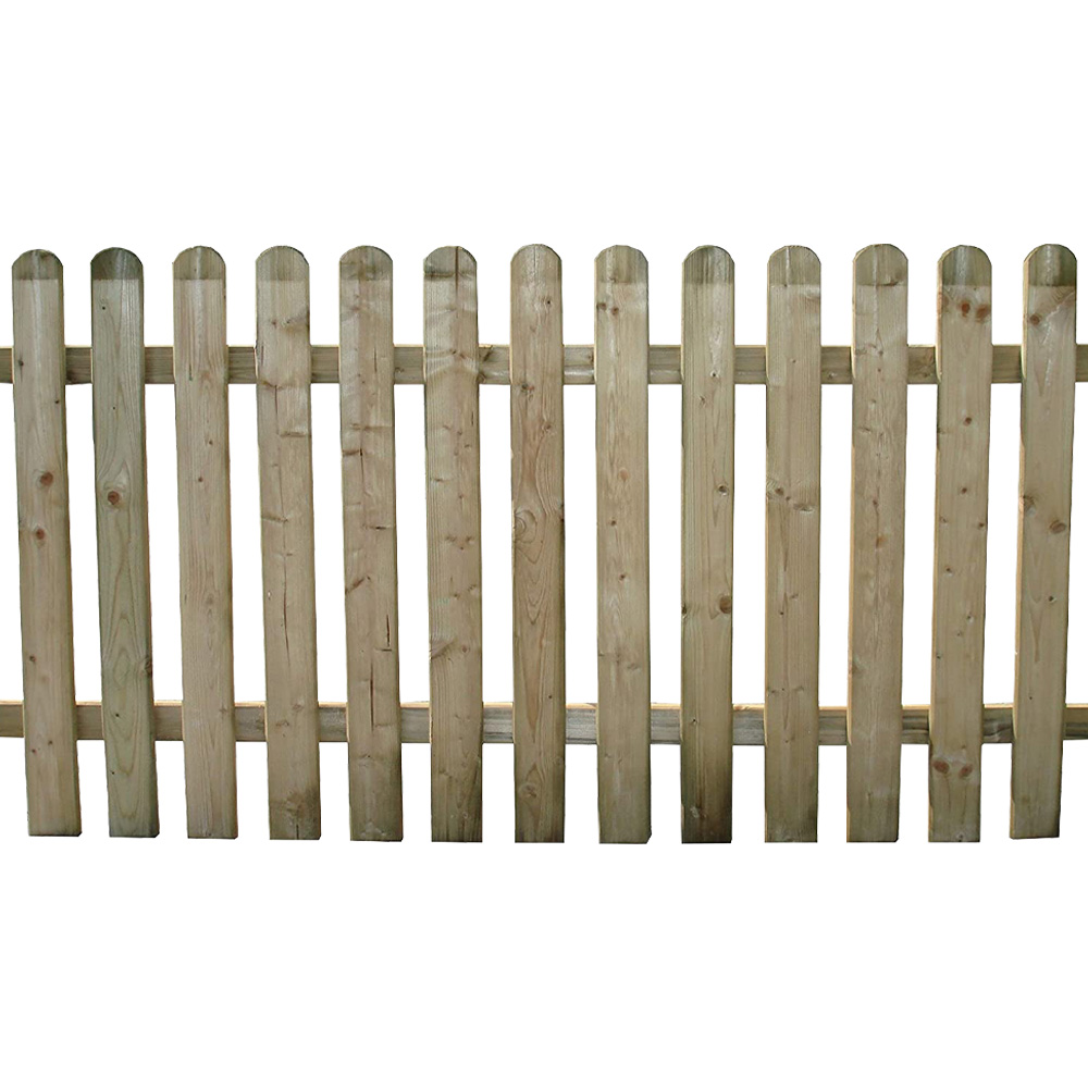 Recinzione steccato polly in legno di pino ferliving 180x100h cm.