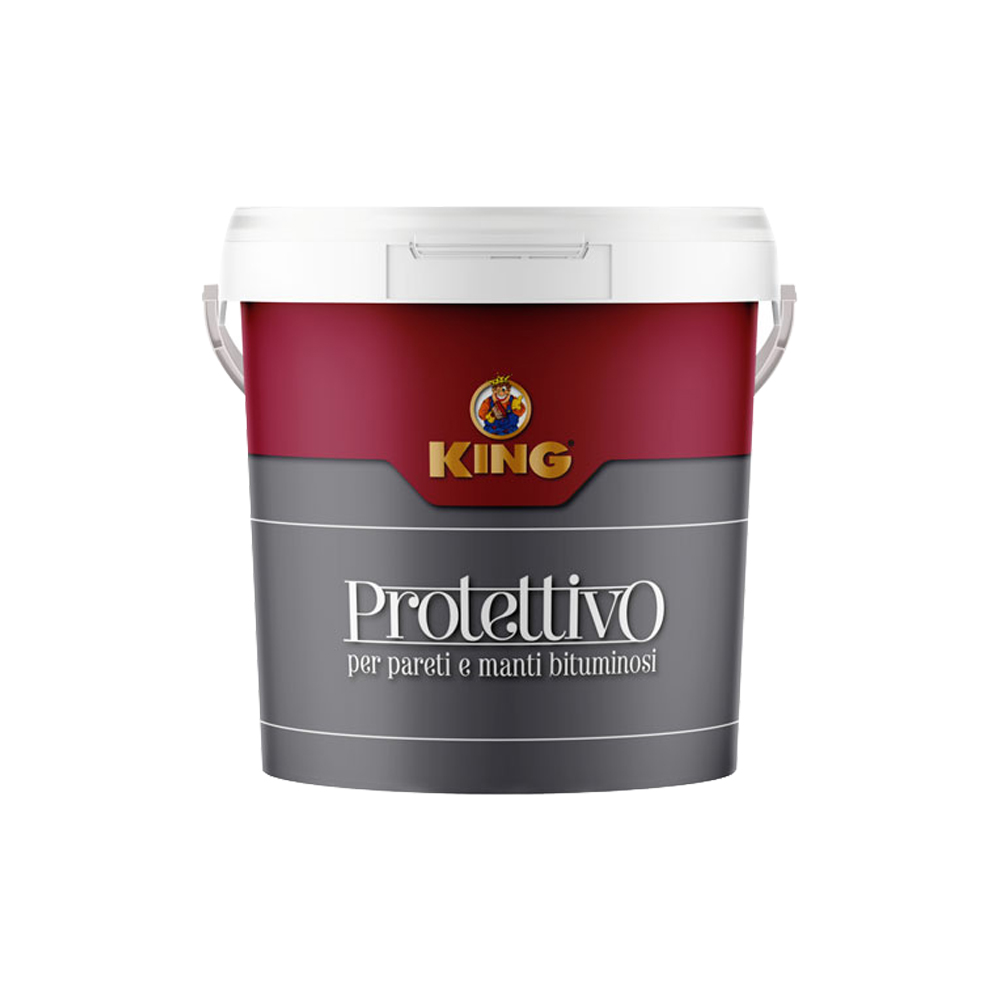 Vernice acrilica protettiva per guaine liquide bianco king 14 lt.