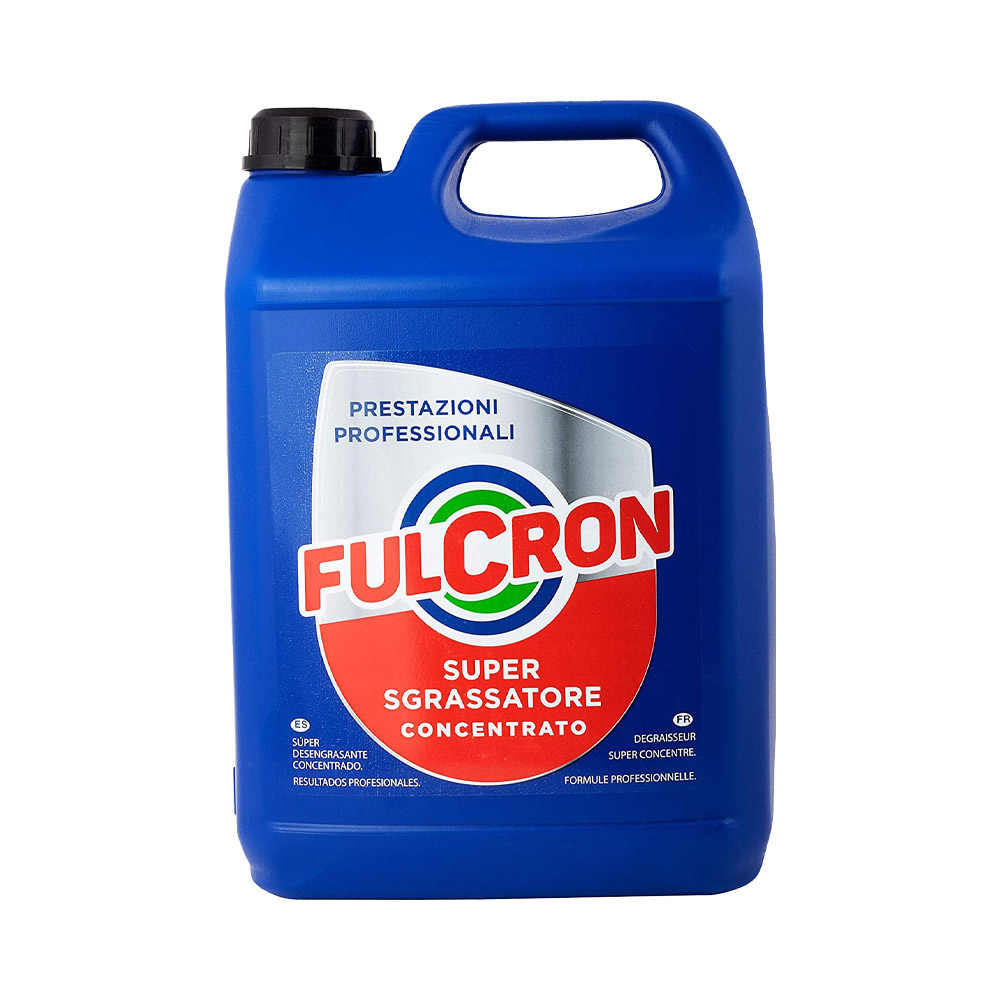 Super sgrassatore detergente professionale concentrato fulcron 5 lt.