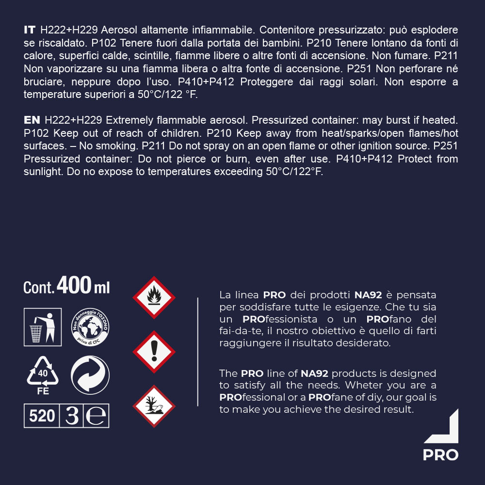 Aria Compressa NA92 ARIACOM 400 ml - per Modellini, Orologi e Piccoli Ingranaggi