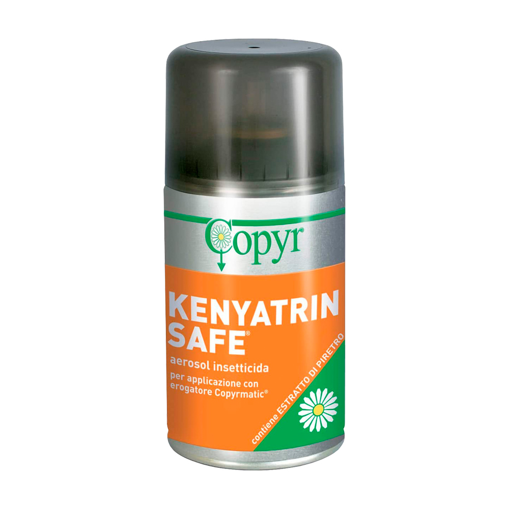 Insetticida kenyatrin safe copyr 250 ml - aerosol automatico.