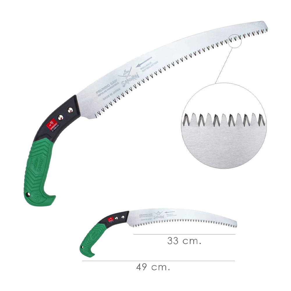 Segaccio a Lama Curva 30 cm SAMURAI - con Fodero
