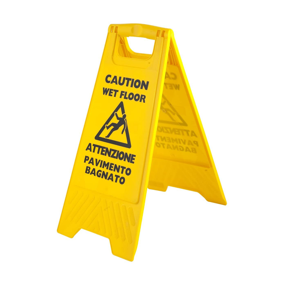 Cartello Polionda 31x67 cm - PAVIMENTO BAGNATO