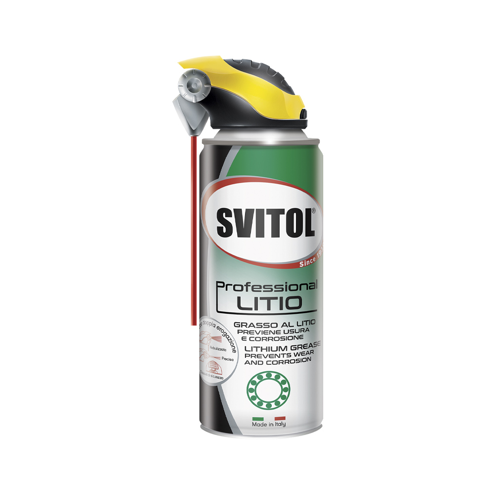 Grasso lubrificante al litio svitol professional litio 400 ml.