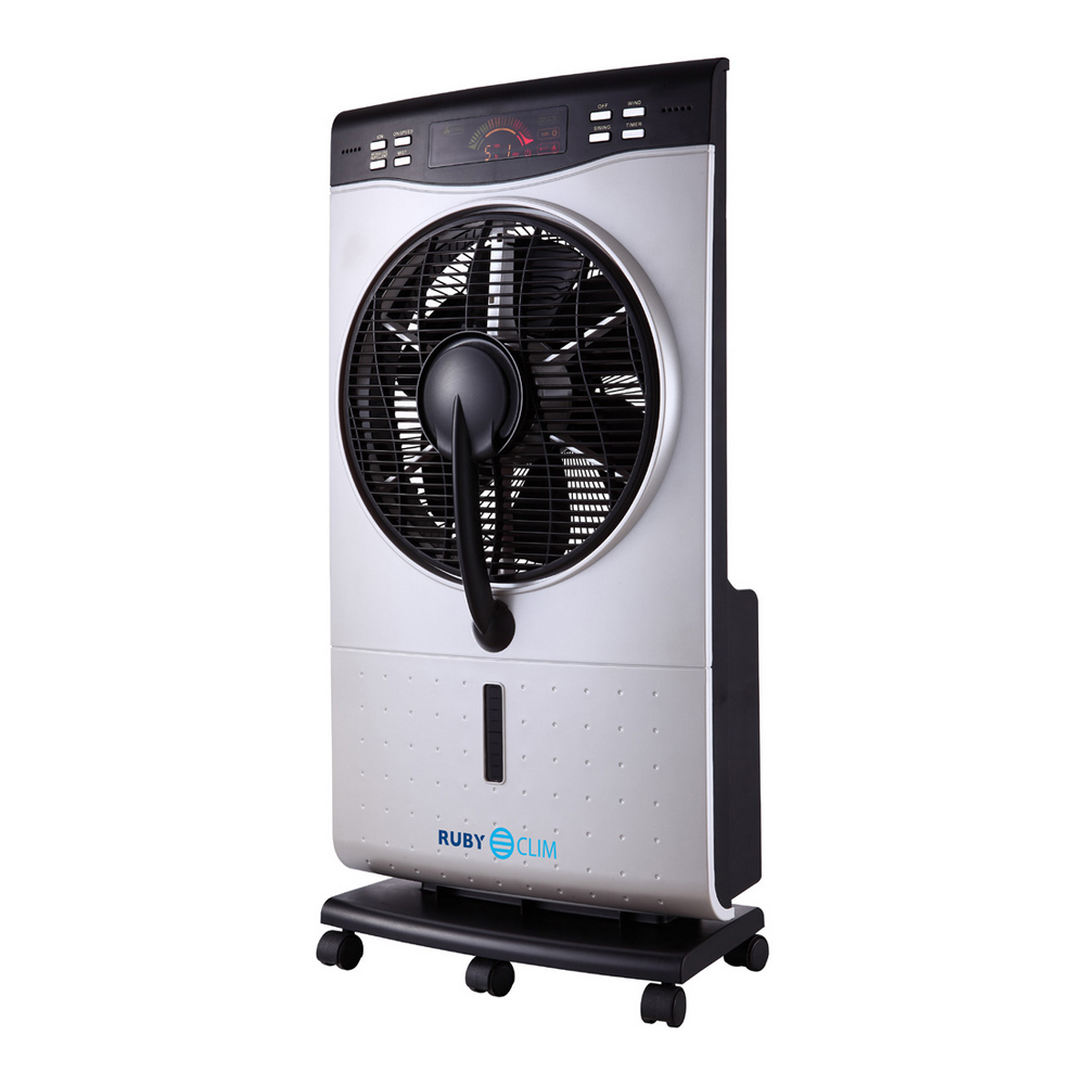 Ventilatore nebulizzatore ad ultrasuoni 100w ruby clim - con telecomando.