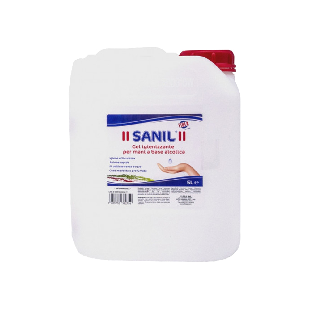 Gel igienizzante per mani sanil 5 lt.