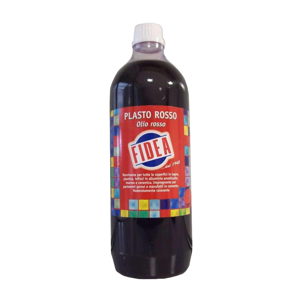 Olio per mobili plasto rosso 1 lt fidea - ravviva, nutre e protegge il legno.