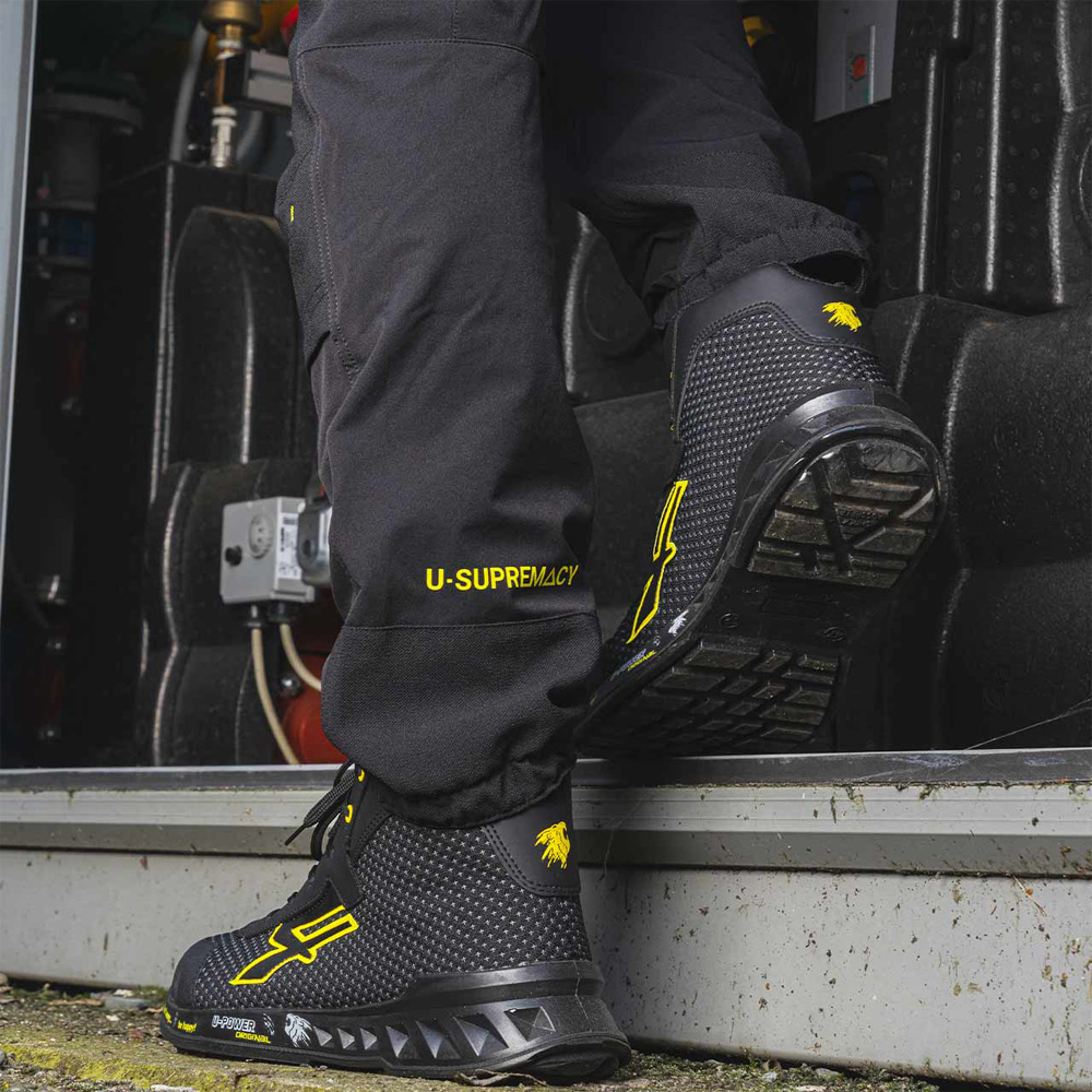 Pantaloni da Lavoro U-Supremacy Horizon Black Carbon U-POWER - Taglia L