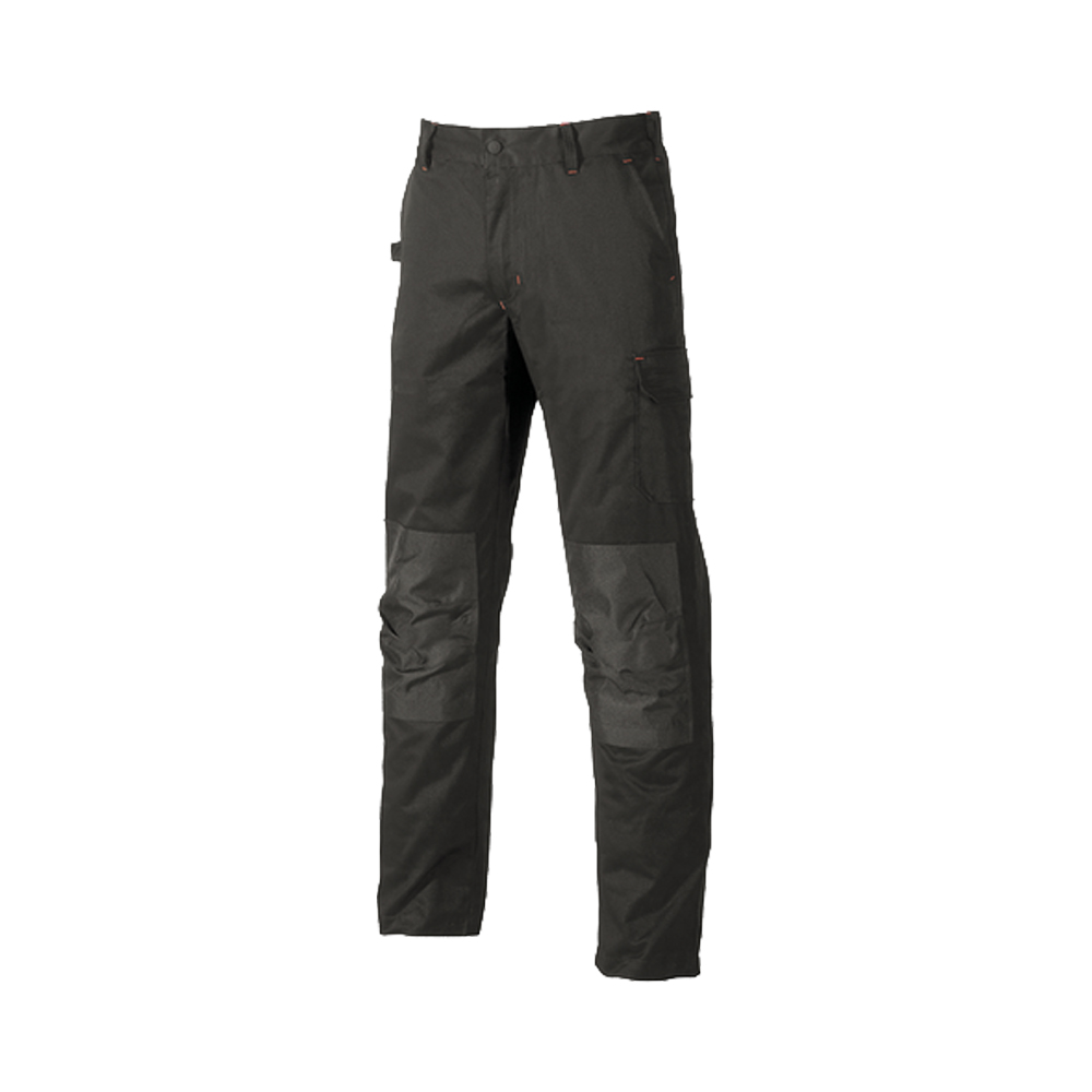 Pantalone da lavoro smart alfa black carbon u-power - taglia 54.
