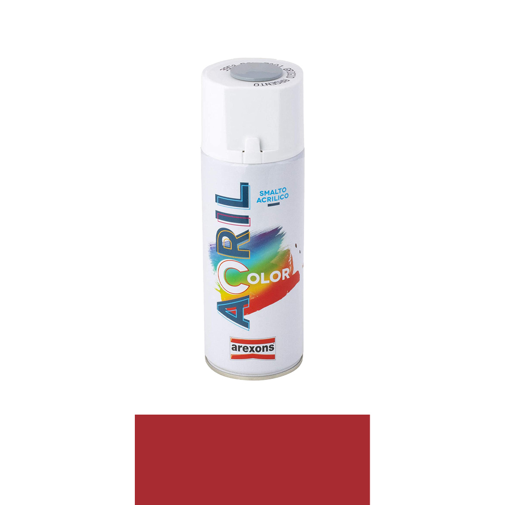 Smalto Spray Acril Color AREXONS 400 ml - Rosso Segnale RAL 3001