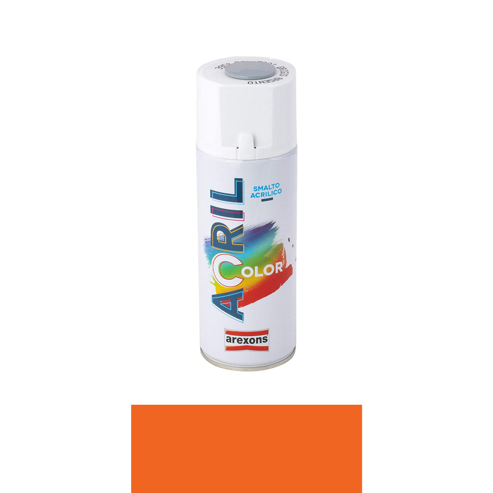 Smalto spray acril color arexons 400 ml - arancio puro ral 2004.