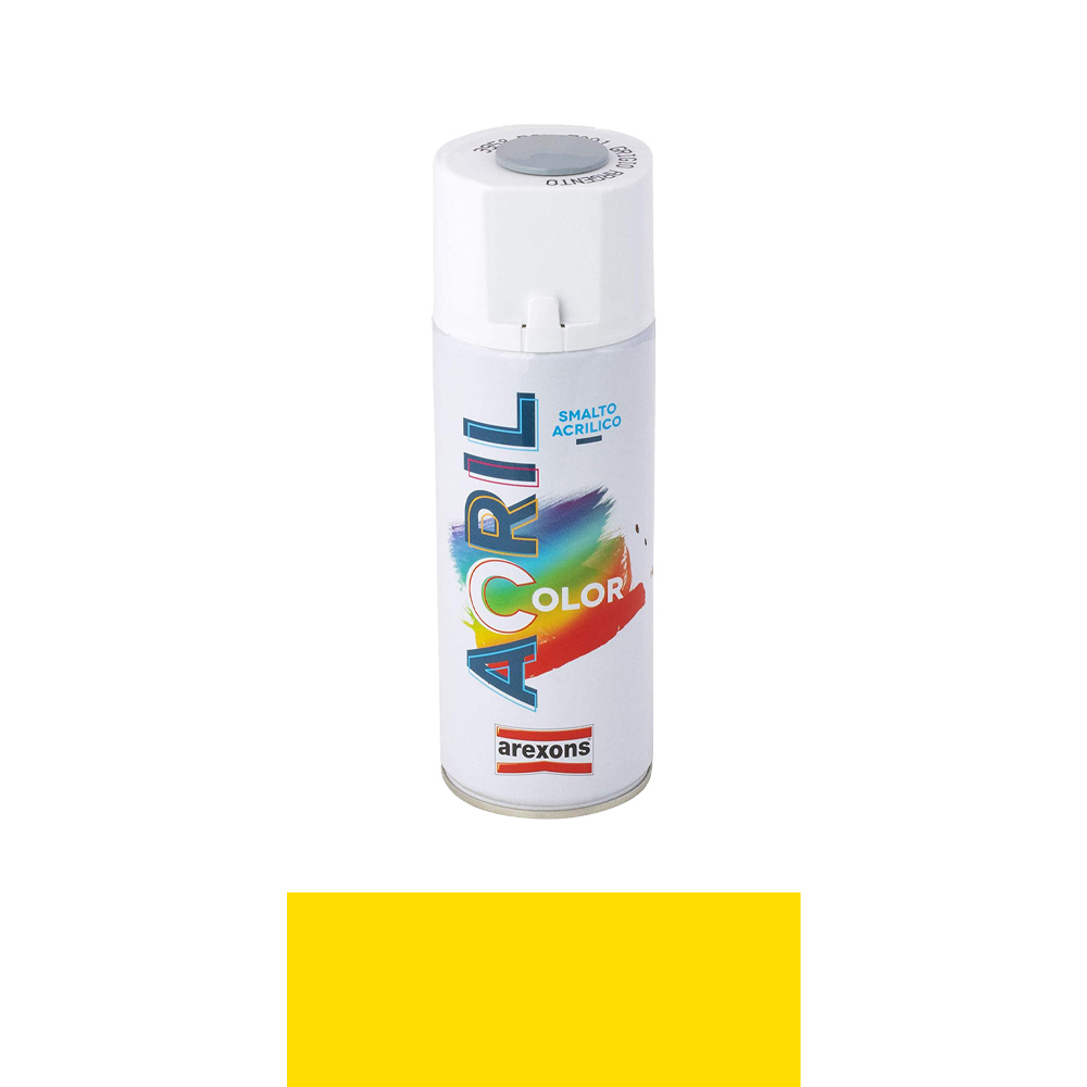 Smalto Spray Acril Color AREXONS 400 ml - Giallo Cadmio RAL 1021