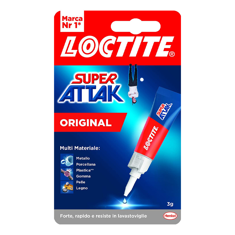 LOCTITE SUPER ATTAK ORIGINAL adesivo universale istantaneo 3g - Il