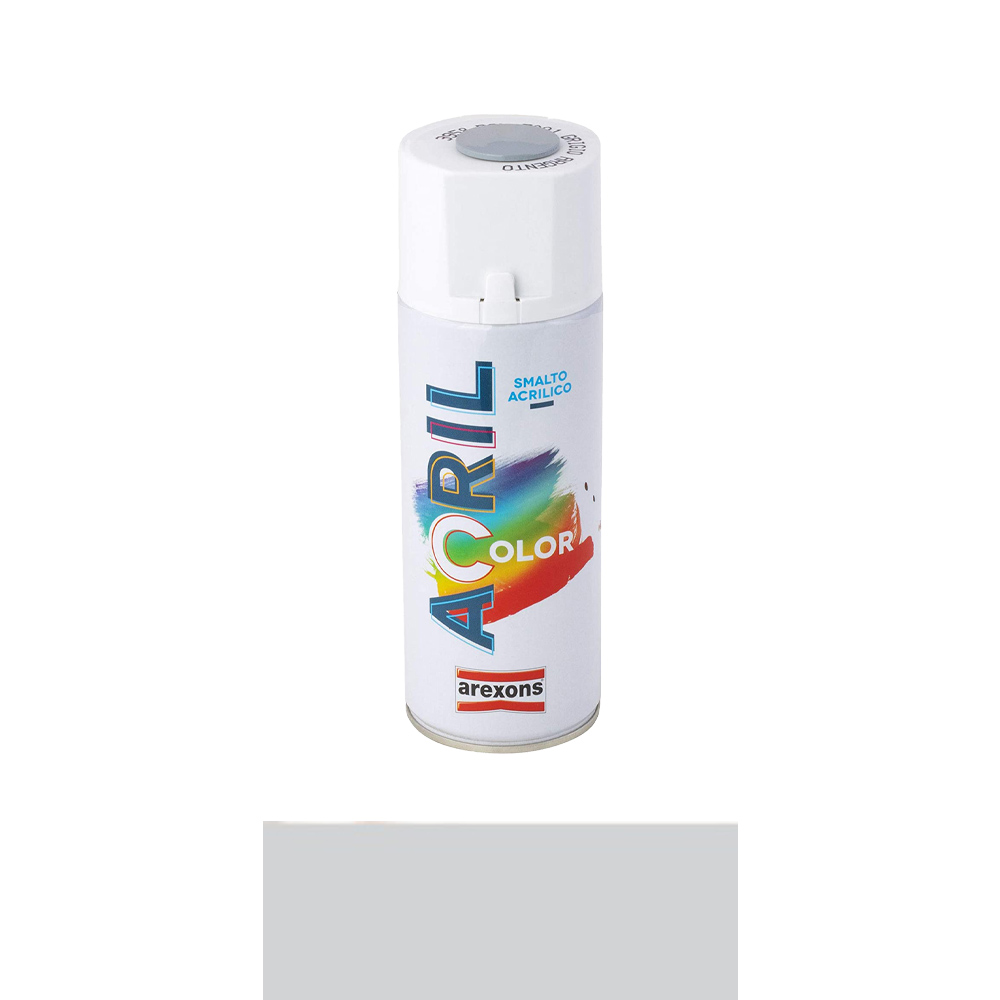 Smalto Spray Acril Color AREXONS 400 ml - Grigio Luce Opaco RAL 7035