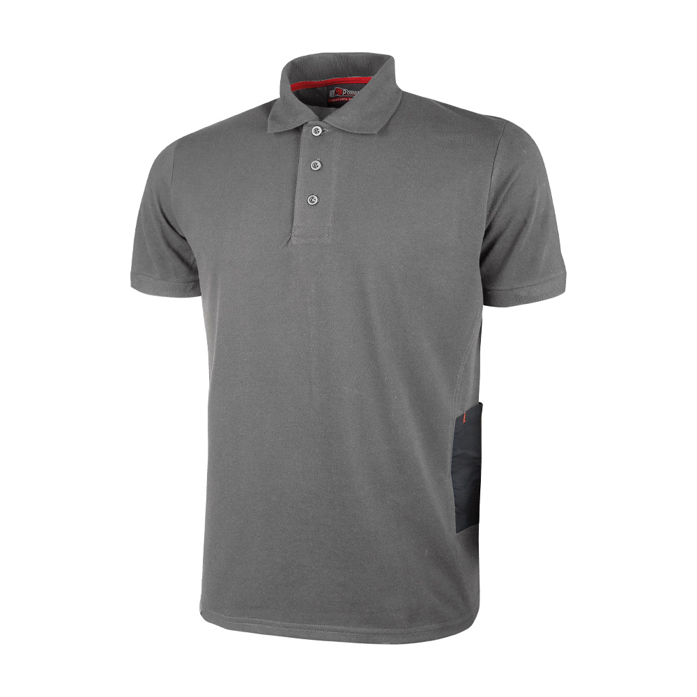 Polo maniche corte enjoy gap grey meteorite u-power - taglia s.