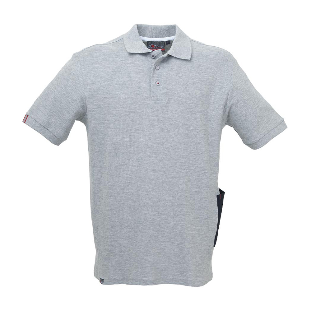Polo Maniche Corte Enjoy Gap Grey Silver U-POWER - Taglia XXL