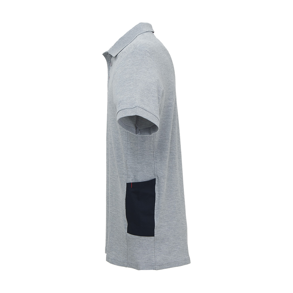 Polo Maniche Corte Enjoy Gap Grey Silver U-POWER - Taglia XXL