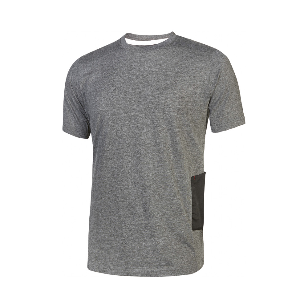 T-shirt maniche corte enjoy road grey meteorite u-power - taglia xl.