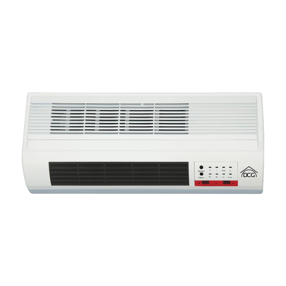 Termoventilatore a Parete 1000-2000W DCG con Telecomando
