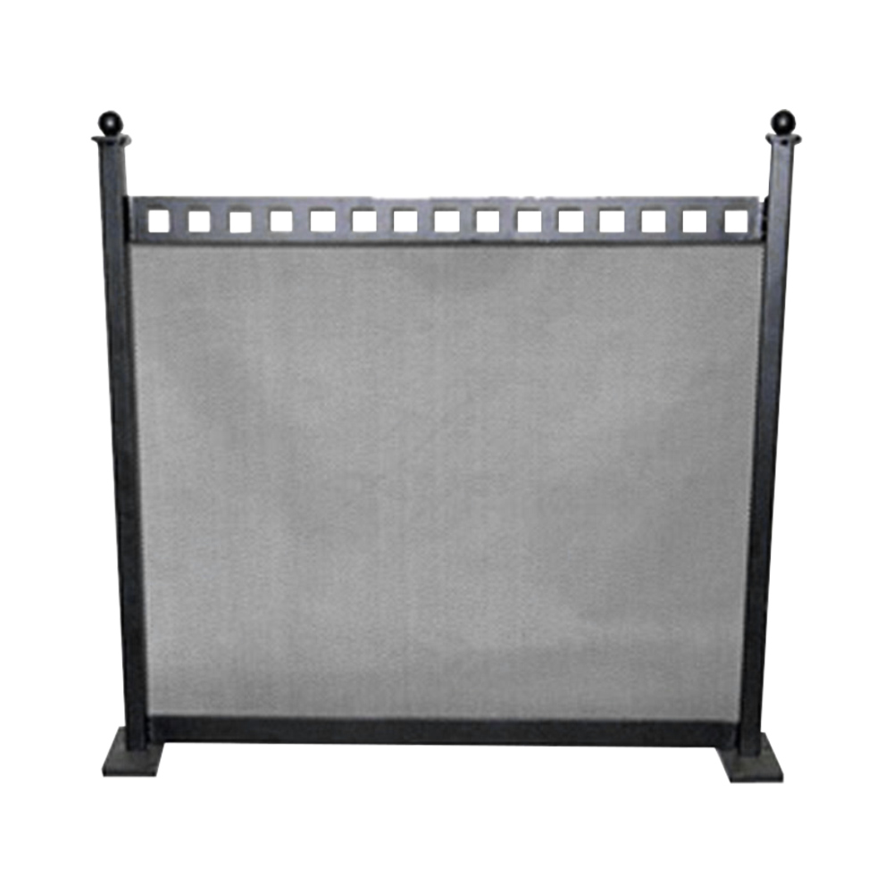 Parascintille per Camino Castle in Acciaio FERLIVING - 62x60h cm