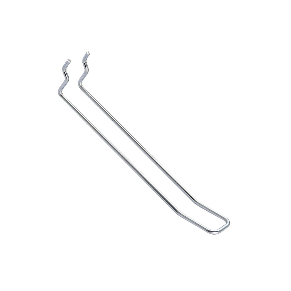 Gancio per Espositori a Doppio Filo Piegato 15 cm - 50 Pezzi