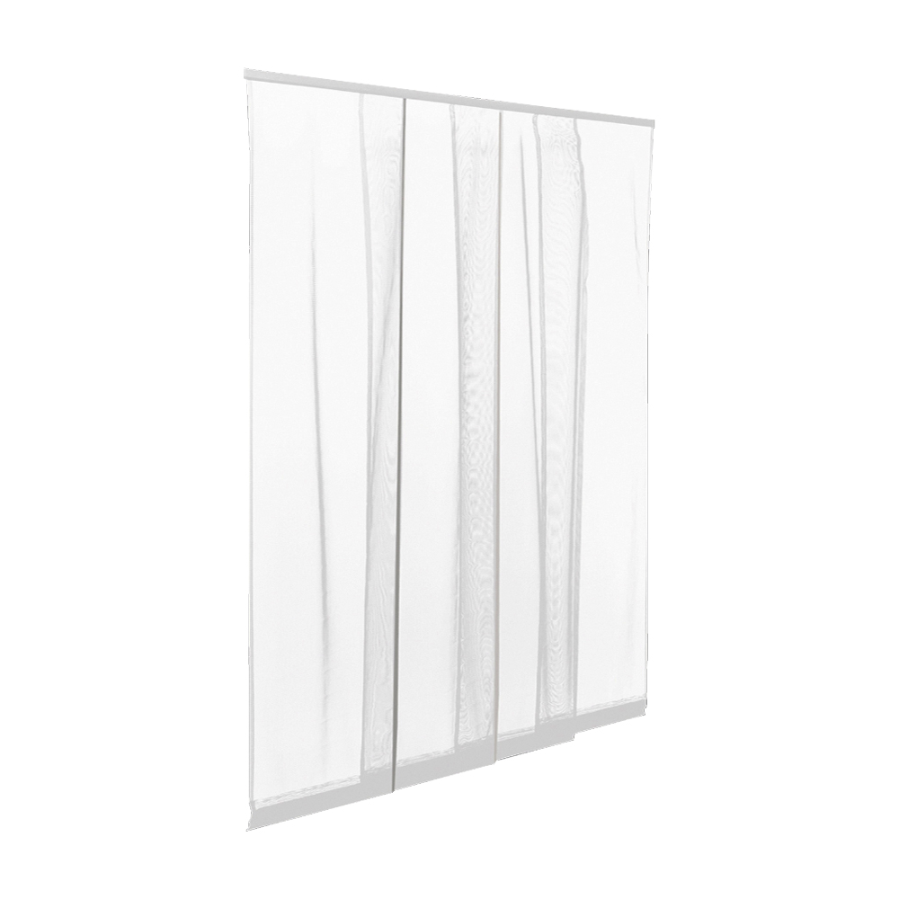 Zanzariera a strisce 140x250h cm ecco strip irs - bianco.