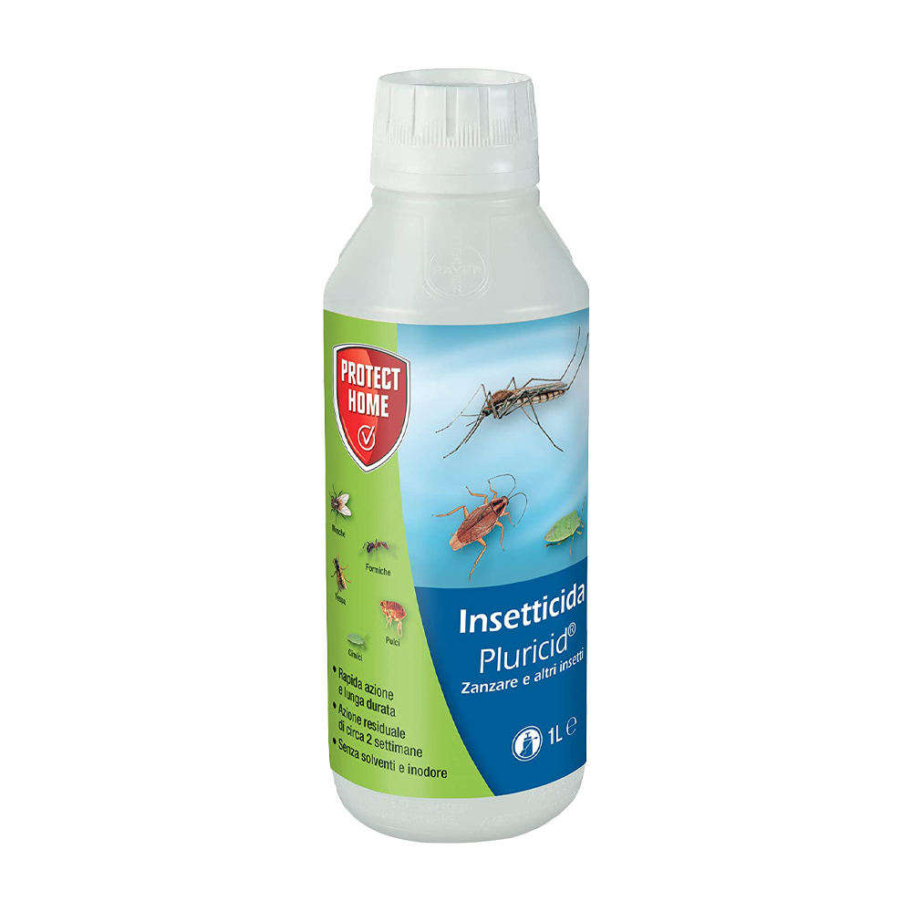 Insetticida Concentrato Pluricid 1 Lt PROTECT HOME - Zanzara Comune e Tigre