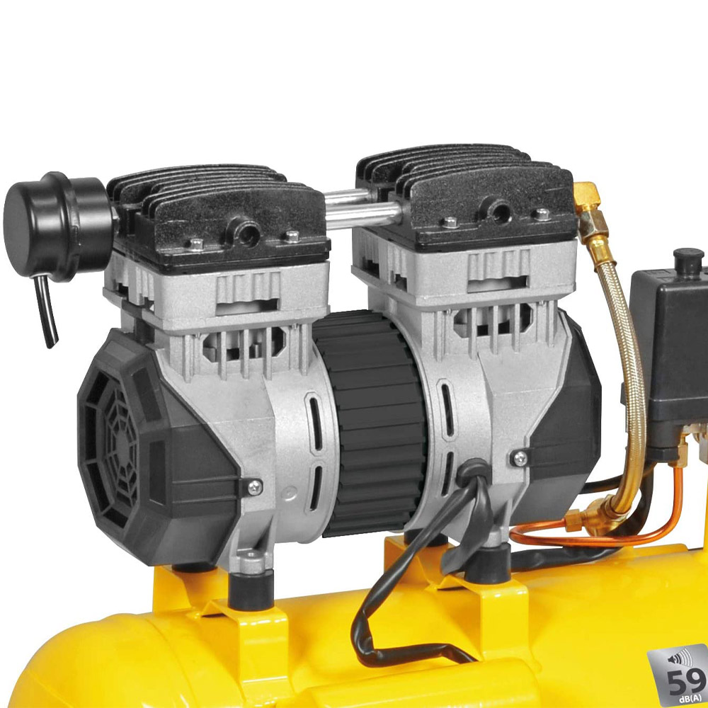 Compressore Silenziato 1.3 Hp STANLEY - Serbatoio da 24 Lt