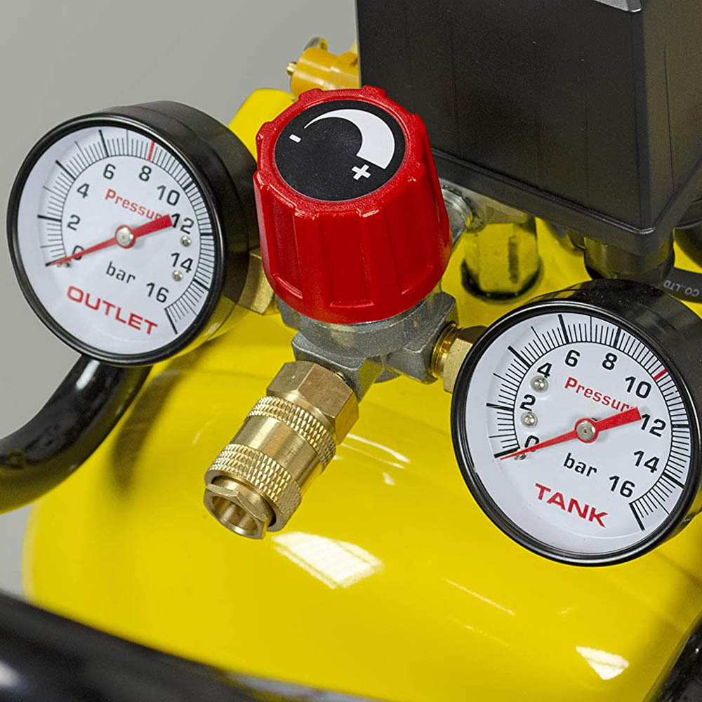 Compressore Silenziato 1.3 Hp STANLEY - Serbatoio da 24 Lt