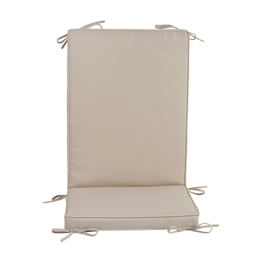 Cuscino per poltrona box ecru ferliving - schienale medio 93x41x5 cm.