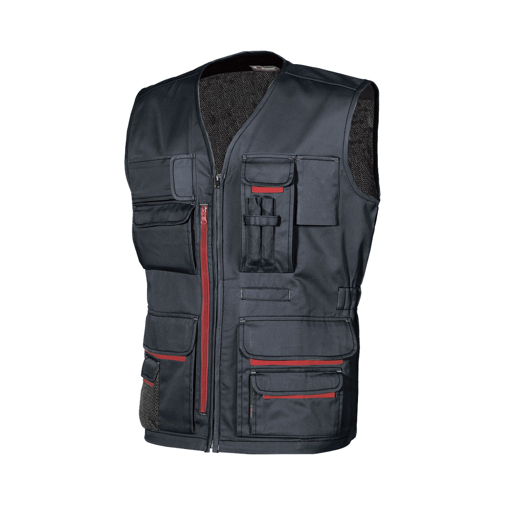 Gilet Tasche Multifunzione Happy Fun Deep Blue U-POWER - Taglia XXL