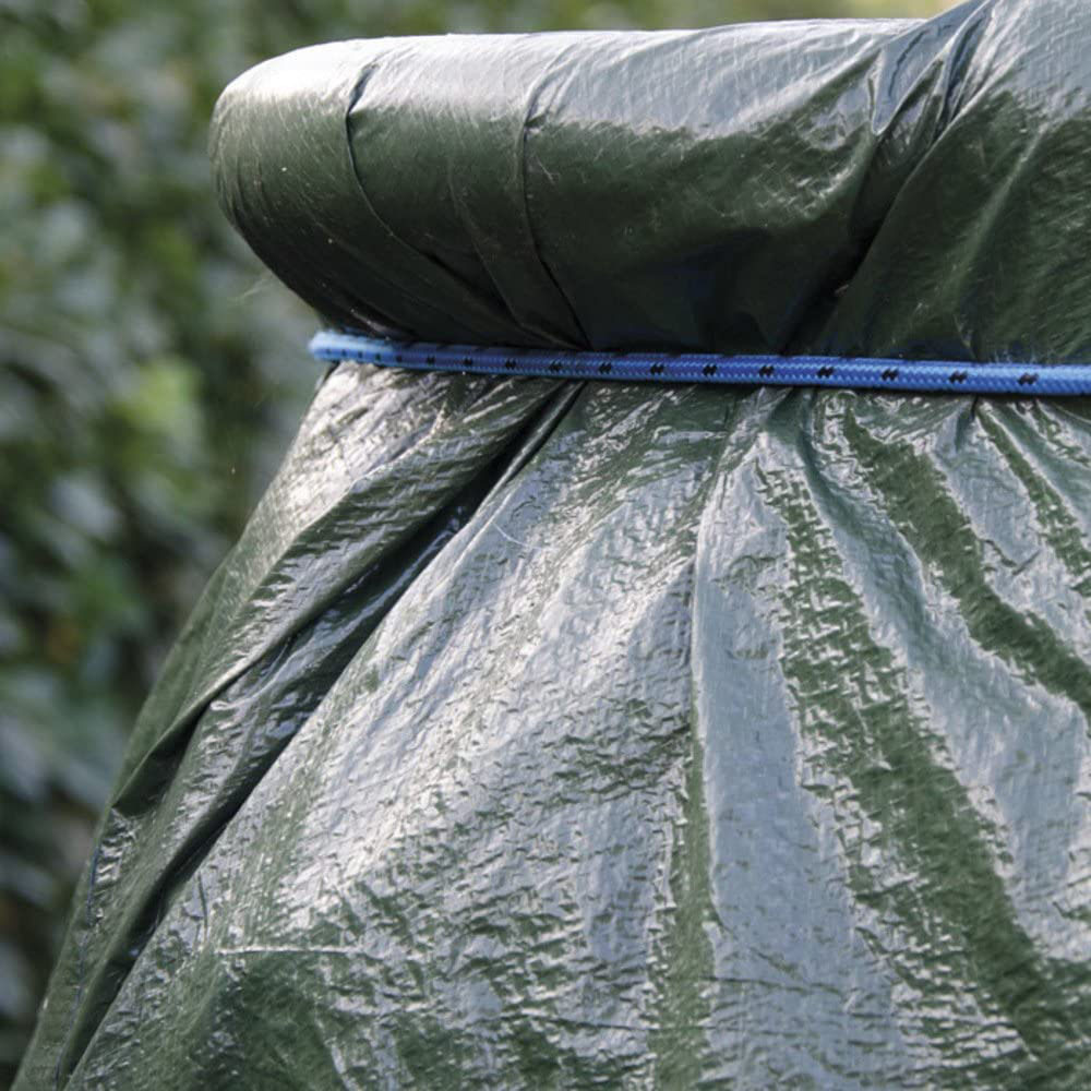Telo Copritutto Impermeabile Leggero 5x6 mt Verde - Occhielli in Alluminio