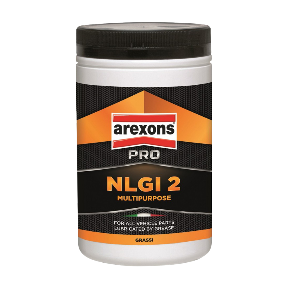 Grasso lubrificante al litio multifunzione nlgi 2 850 gr arexons.