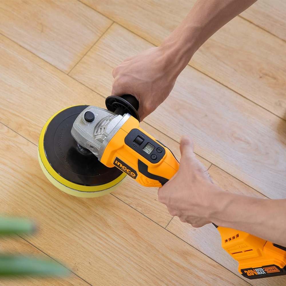 Lucidatrice a Batteria Brushless 20V INGCO - Diametro Tampone 125 mm
