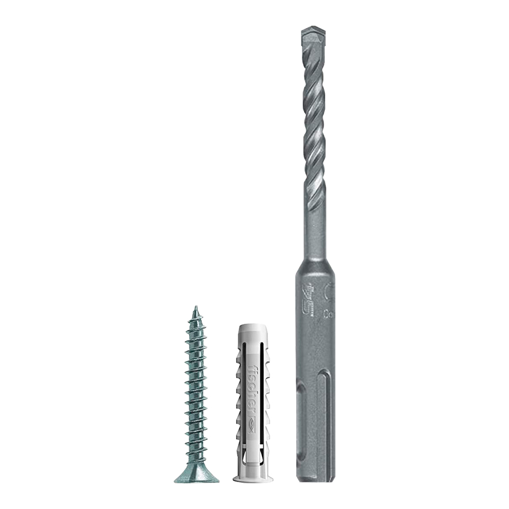 Tassello Nylon con Vite SX 8 S 120 pz FISCHER - con Punta SDS Plus II