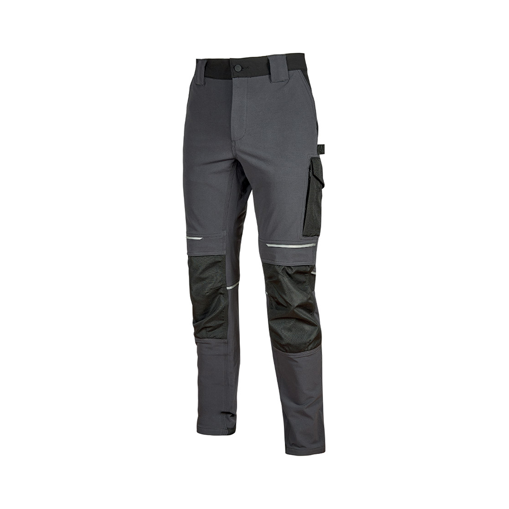 Pantalone da lavoro performance atom asphalt grey u-power - taglia xl.