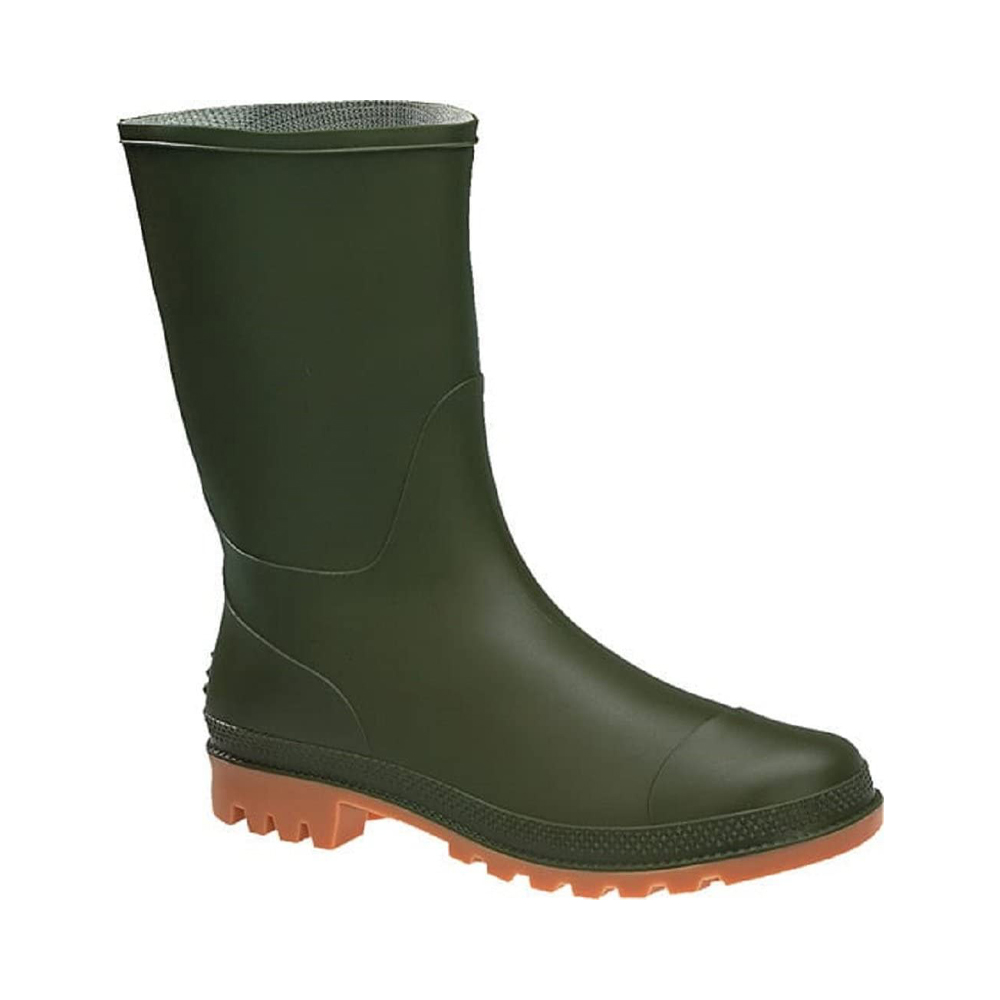 Stivali a Tronchetto in PVC Verde Taglia 46 FERWORK - Suola Carrarmato