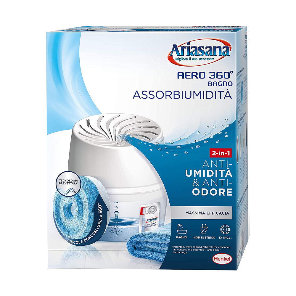 Assorbiumidità Kit Aero 360° Bagno ARIASANA 450 GR