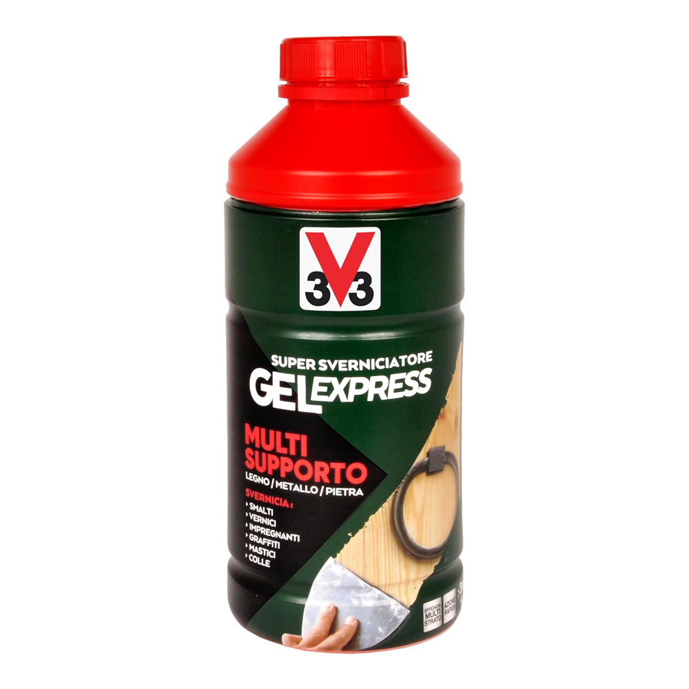 Sverniciatore Gel Express Multisupporto 1 Lt V33 - Legno, Metallo, Pietra