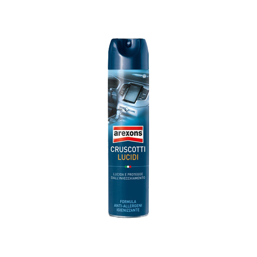 Igienizzante protettivo cruscotti lucidi arexons 600 ml.