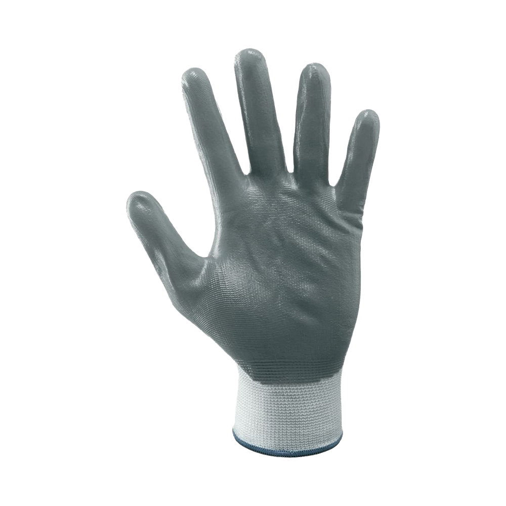 12 Paia di Guanti in Nylon Nitrile Eco NBR 13 FERWORK Taglia 8