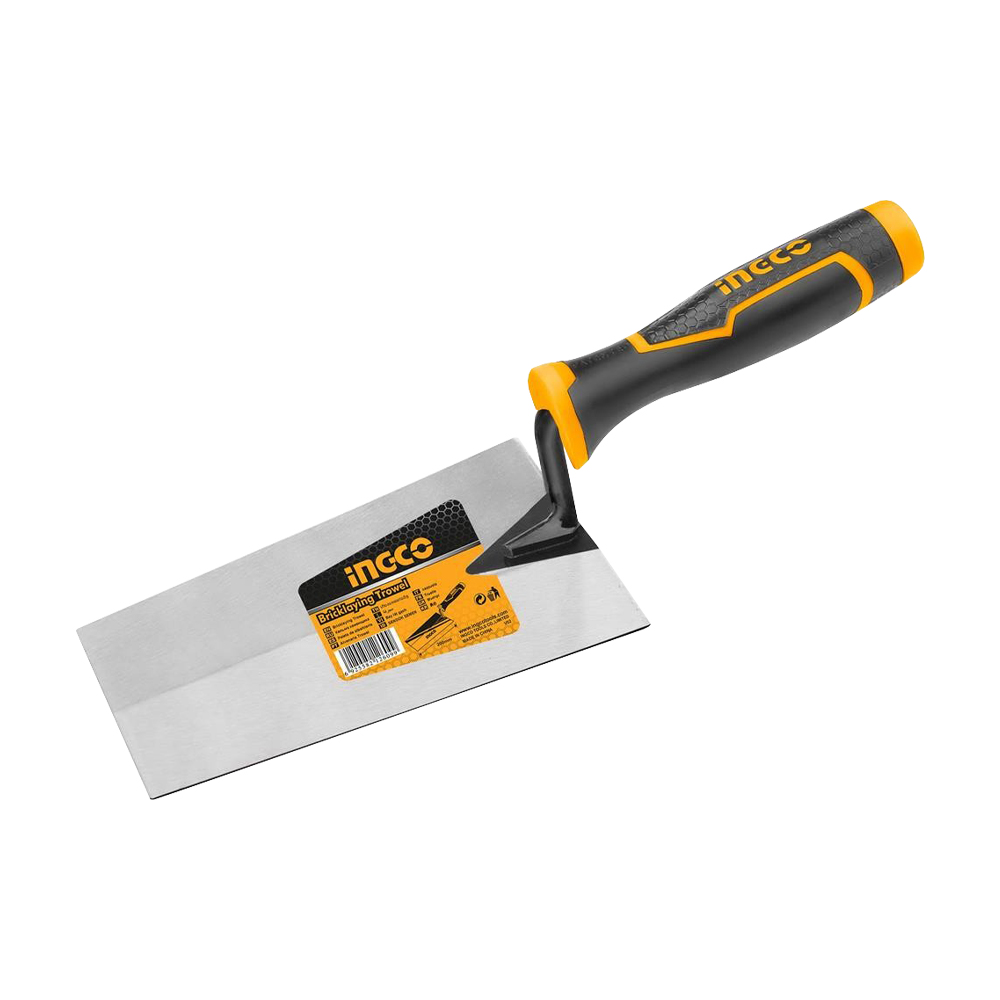 Cazzuola Punta Quadra Manico in Plastica Antiscivolo INGCO - 180 mm