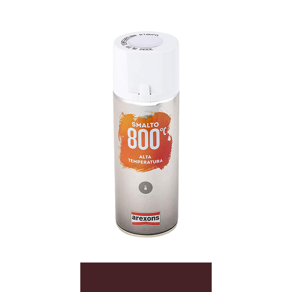 Smalto Acrilico Spray Alta Temperatura 400 ml AREXONS - Marrone